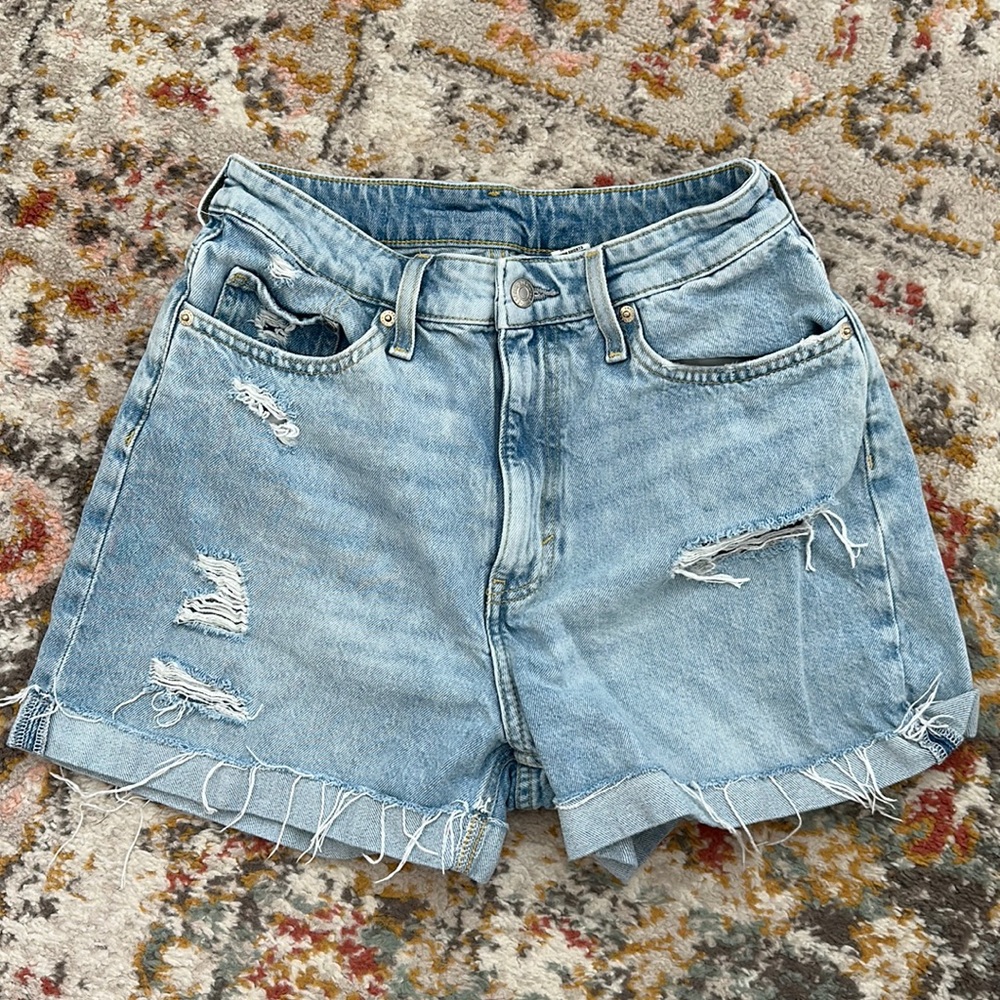 H&M Mom Jean Shorts